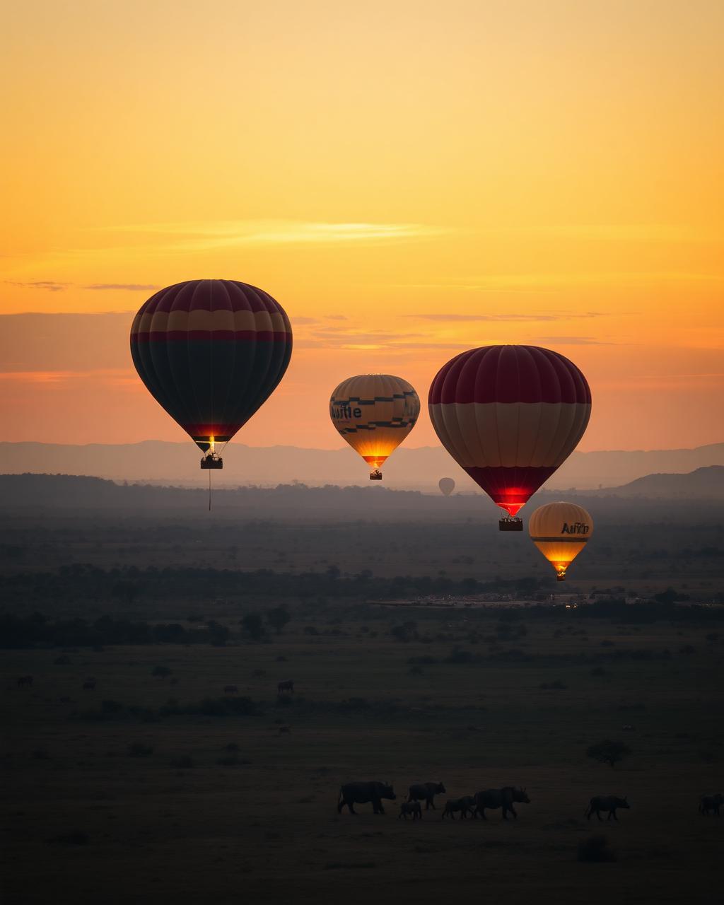 Hot Air Balloon Safari